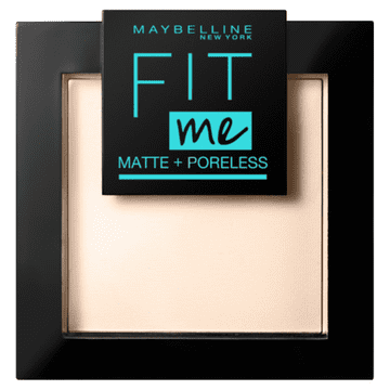 L’Oréal Maybelline Fit Me matirajoči puder za obraz z aplikatorjem 105 Natural Ivory