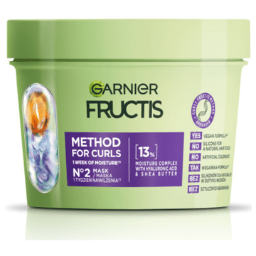 L’Oréal Garnier Fructis vlažilna maska za kodraste lase, metoda 370 ml