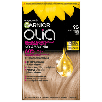 L’Oréal Garnier Olia permanentna barva za lase 9G svetlo biserno blond