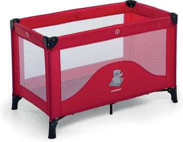 Foppapedretti Prenosna Postelja TEDDY TOUR red