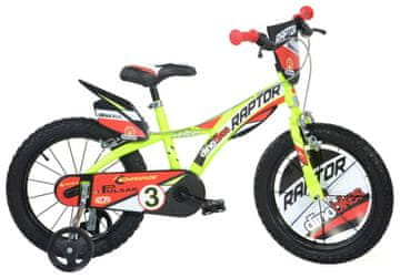 Dino bikes OTROŠKO KOLO 16" RAPTOR YELLOW
