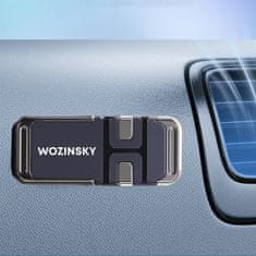 WOZINSKY SAMOLEPILJNI MAGNETNI DRŽALNIK ZA TELEFON Z ORGANIZATORJEM KABLOV ČRNEGA OBLIKE
