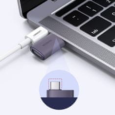 Ugreen Prestavni adapter za prenos slike iz USB-C na HDMI 4K, siva barva