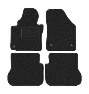 Velurne avtotesnine za: Volkswagen Caddy 2K FL enoprostorec (2010-2015) antra