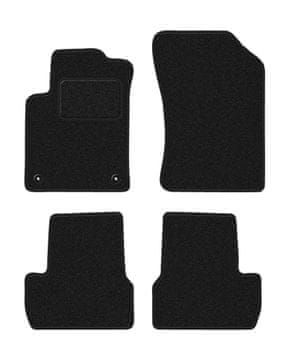 Velurne avtotesnine za: Citroen DS3 hatchback (2009-2016) antra