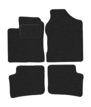 Velurne avtotesnine za: Daihatsu Trevis hatchback (2006-2009) antra