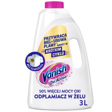 shumee 018079 Vanish Oxi Action gel za odstranjevanje belih madežev 3 l
