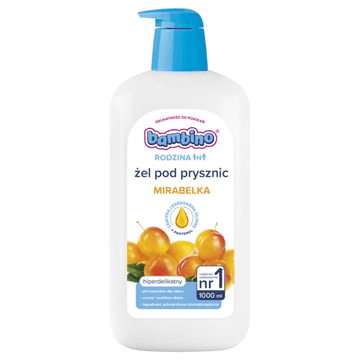 shumee 076324 BAMBINO Družinski gel za prhanje z vonjem mirabelle slive 1000 ml