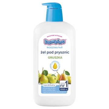 shumee 101880 Bambino Family gel za prhanje z vonjem hruške 1000 ml