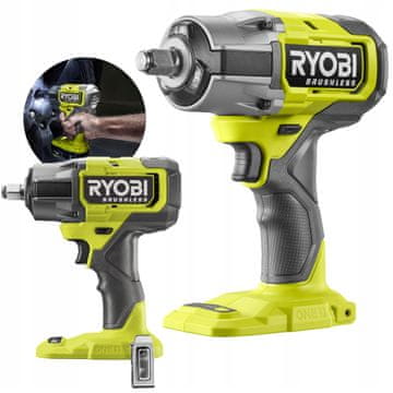 Ryobi brezkrtačni udarni ključ 18V RIW18BL-0