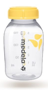 shumee Medela barvna steklenička 150 ml s pokrovčkom