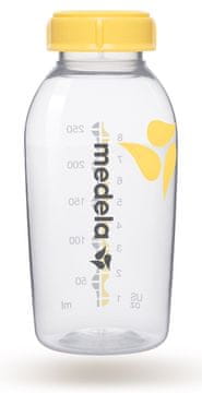 shumee Medela 250ml barvna steklenička s pokrovčkom