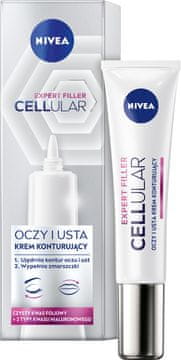 shumee 367092 NIVEA HYALURON CELLULAR FILLER krema proti gubam za oči 15 ml