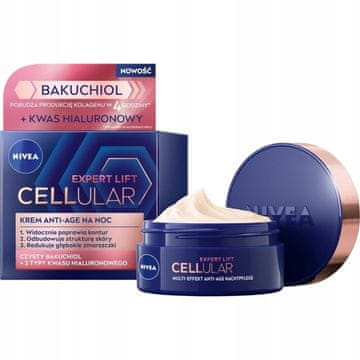 shumee 933560 NIVEA CELLULAR EXPERT LIFt nočna krema proti staranju 50 ml
