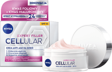 shumee 244143 NIVEA HYALURON CELLULAR FILLER Dnevna krema proti gubam SPF 15 50 ml