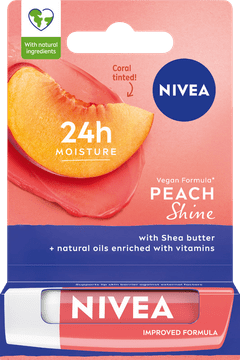 shumee 366258 NIVEA Peach Shine hranilna šminka 4,8 g