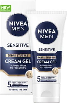 shumee 093192 NIVEA MEN Sensitive kremni gel za obraz in 3-dnevno brado 50 ml