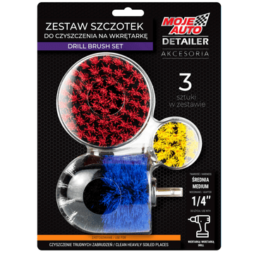 shumee 020509 MY CAR - DETAILER Komplet čistilnih krtač, 3 kosi