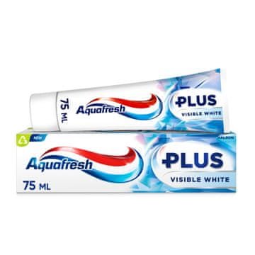 shumee 010360 AQUAFRESH PLUS VISIBLE WHITE 75 ML