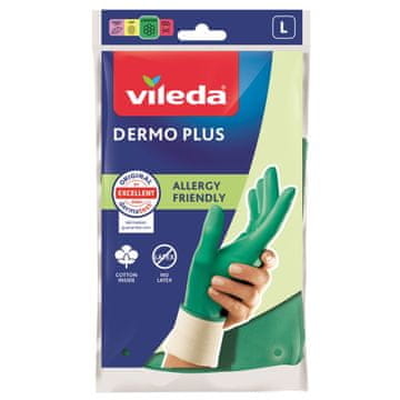 Rokavice Vileda Dermo Plus L