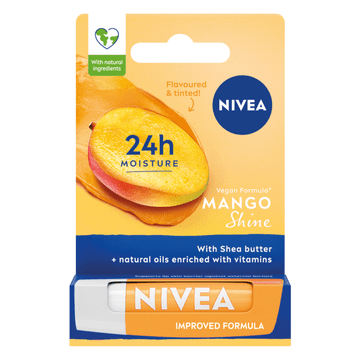 BEIERSDORF nivea hranilni balzam za ustnice z vonjem manga 4,8 g