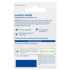 BEIERSDORF nivea hranilni balzam za ustnice z vonjem manga 4,8 g