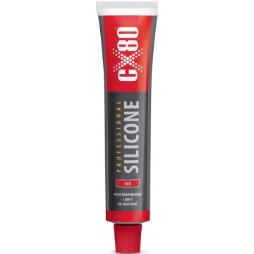 cx80 CX-80 silikonska rdeča 80 ml profesionalna tuba 109