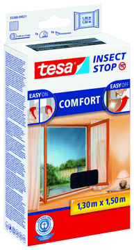 shumee 857552 TESA MN COMFORT OKNO 1,3X1,5 ČRNA