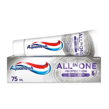 aquafresh ALL IN ONE zaščita kristalno bela