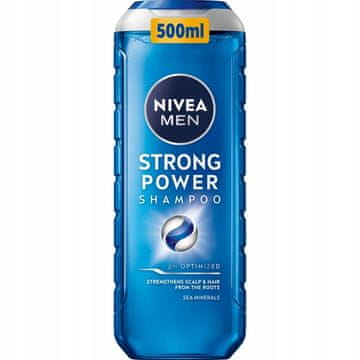 BEIERSDORF nivea MEN Strong Power krepilni šampon 500 ml
