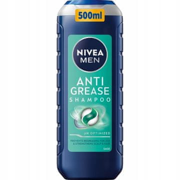 BEIERSDORF nivea MEN šampon proti mastni koži 500 ml