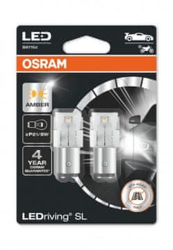 shumee Osram Led Premium New P21/5W Amber