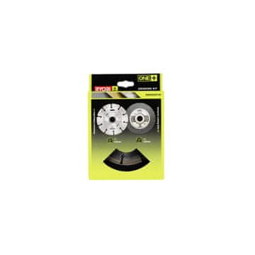 ryobi 6-delni komplet kotnih brusilnikov 125 mm: