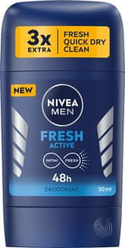 BEIERSDORF Nivea Men Fresh Active dezodorant v stiku 50 ml