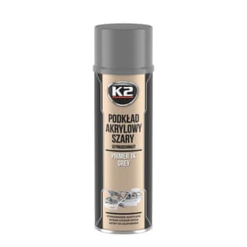 shumee 007834 K2 L348 Akrilni temeljni premaz siv, hitro sušeč 500 ml