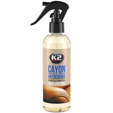 shumee 018892 K2 M117RL CAYON PRAVO USNJE Osvežilec zraka 250 ml