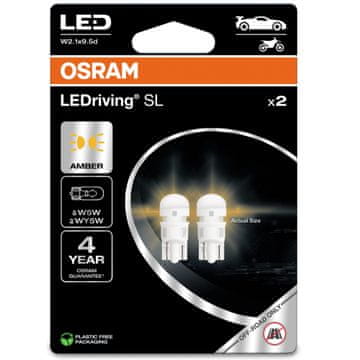 Osram Osram Led Premium New W5W Amber ePack