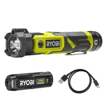shumee 223531 RYOBI USB LITIJEVA VRTLJIVA LUČ XXX