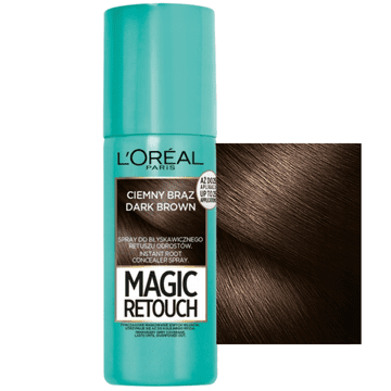 L’Oréal L'Oreal Paris Magic Retouch lak za ponovno rast las temno rjave barve 75 ml