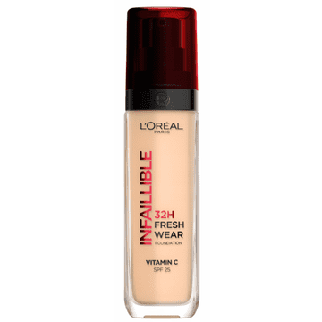 shumee 640195 L'Oréal Infaillible 32H Fresh Wear tekoči puder za obraz z zaščitnim faktorjem 25 100 Linen/Linen