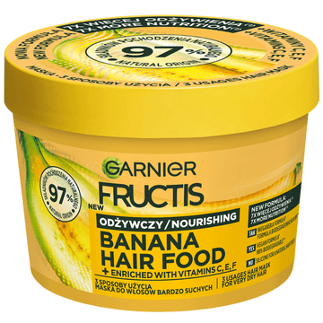 shumee 513029 Garnier Fructis maska za lase z banano za suhe in poškodovane lase 400 ml