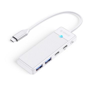 Orico PAPW2AC-C3 USB-C HUB adapter 2x USB 3.0 / USB-C 3.0 PD 100W 0.15m, bel