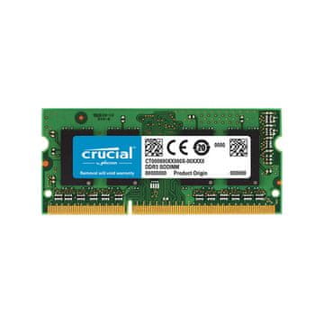 Crucial RAM SODIMM DDR3L 4GB PC3-12800 1600MHz CL11 1.35V Crucial