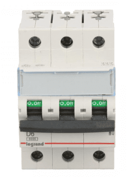 LEGRAND Odklopnik 3P D 6A 6kA AC S303 TX3 403751