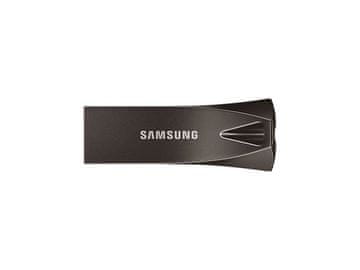 Samsung USB ključek Samsung BAR Plus, 256GB, USB 3.1 400 MB/s, siv