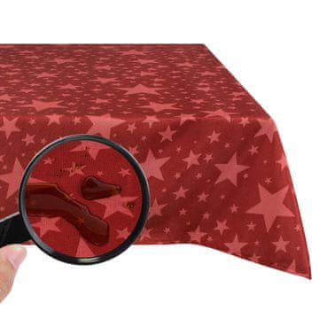 Nikcorp Božični namizni prt Valia Home 140x300 cm teflonski premaz vodoodporen proti madežem učinek lotosa praznični motiv