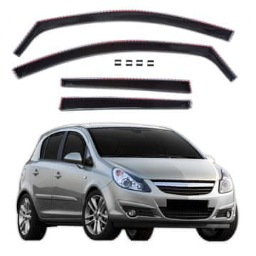 J&J Automotive GP Okenski deflektorji za Opel Corsa D/E 5 vrata 2006-2019 4 kosa