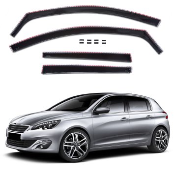 J&J Automotive GP Okenski deflektorji za Peugeot 308 5 vrata 2013-2021 4 kosa