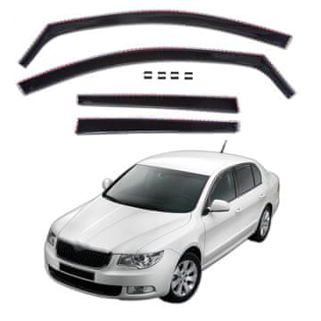 J&J Automotive GP Okenski deflektorji za Peugeot 207 5 vrata Htb 2006-2012 4 kosa
