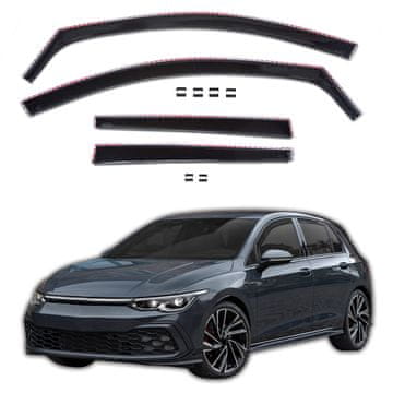 J&J Automotive GP Okenski deflektorji za Volkswagen Golf VIII 2020-Nad 4 kosa